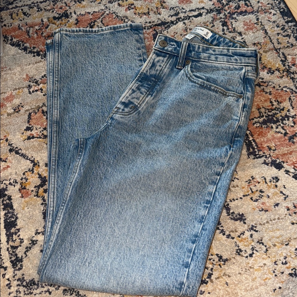 Abercrombie High Rise Dad Jeans